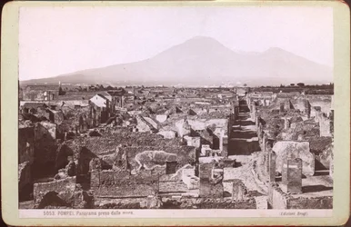 Panorama de Pompeia, cerca de 1880 (fotografia)