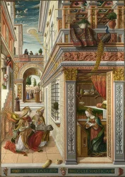 A Anunciação com São Emídio. 1486