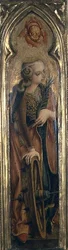 Santa Catarina de Alexandria (tempera no painel)