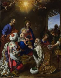 A adoração dos reis. 1649