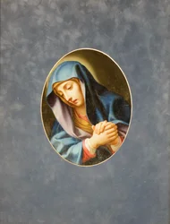 A Madona que chora, Carlo Dolci (óleo sobre cobre)