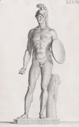 Estátua de Marte, 1734