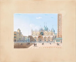 Basílica de São Marcos com a Praça de São Marcos
