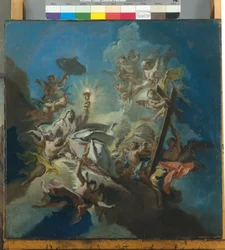 O triunfo da Fé, c.1766 (óleo sobre tela)