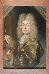 Autorretrato, Carlo Maratta (óleo sobre cobre)