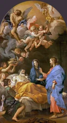 Barroco: A morte de São José - Morte de São José por Carlo Maratta (1625-1713)