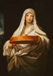 A vestal Tuccia, c. década de 1760