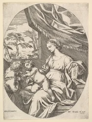 A Virgem e o Menino com o jovem São João Batista, 1647.