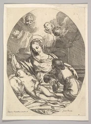 Virgem e criança com Santa Maria Madalena.