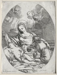 Madonna e criança com a Madalena.