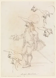 Desenho, Caricaturas, ca. 1725-75