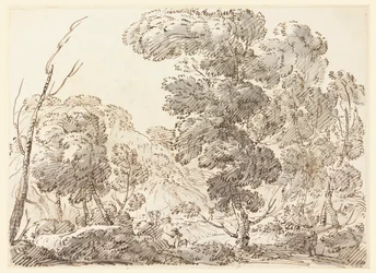 Desenho, Estrada num país montanhoso, 1770-1786