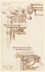 Desenho, Duas Portas, 1750-75