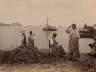 Chioggia, Sob a Marina, c. 1870.