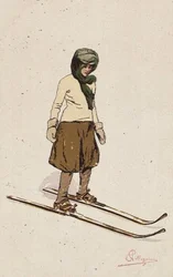 Esqui feminino (cor litho)