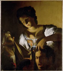 Judite com a cabeça de Holofernes (pintura sobre tela)