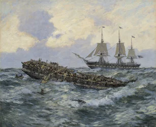 Engajamento entre a Constituição da Fragata dos EUA e o HMS Guerriere, 1895