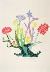 O jardim interno