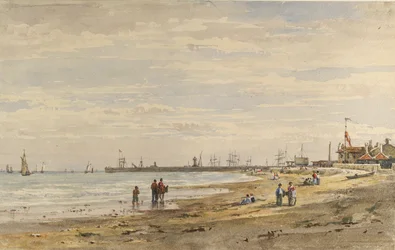 Cais de Ramsgate, agosto de 1838
