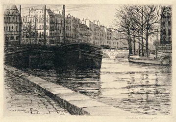 O Pont St Michel, 1915