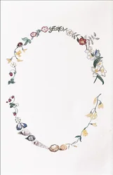 Jane Austen Garland, 2008 (wc e lápis sobre papel)