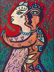 Blesséd Lovers, 2013 (acrílico sobre tela)