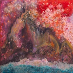 Celestial Mountain, 2006 (técnica mista sobre tela)