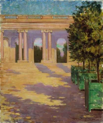 Arcada do Grand Trianon, Versalhes, 1913.