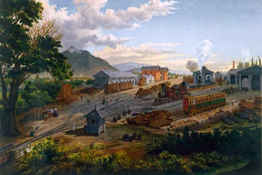 Estação em Orizaba, 1878