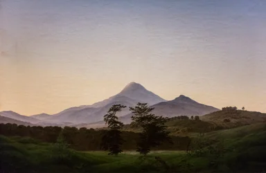 Paisagem da Boémia, c. 1808 (Óleo sobre tela)