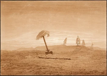 Paisagem com sepulturas, c. 1836