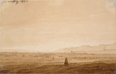 Paisagem com um obelisco, 1803