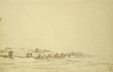 Costa Sul de Rugen (caneta e lápis sobre papel)
