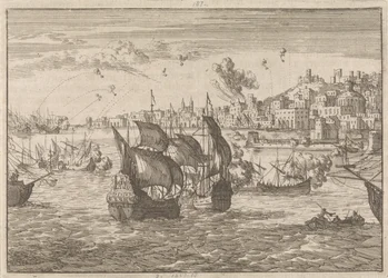 Génova bombardeada pela frota francesa, 1684