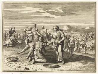 A recolha do maná no deserto