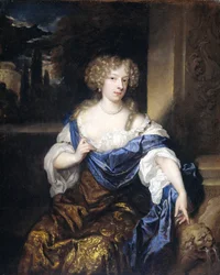 Retrato de Helena Ctaharina de Witte 91661-95), esposa de Iman mogge, senhor de Haamstede