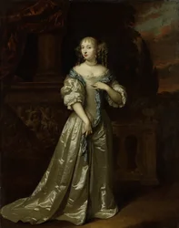 Retrato de Philippina Staunton, Esposa de Roelof van Arkel (1632-1709), senhor de Broeckhuijsen
