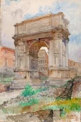 Arco de Tito, Roma, 1933.