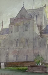 Transepto Norte, Catedral de Winchester, Inglaterra, 1910.