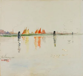 A Lagoa, Veneza, 1898.