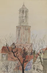 Torre da Catedral de Utrecht, Holanda, 1898.
