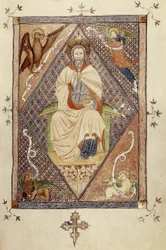 Cristo em majestade (em glória) (miniatura)