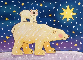 Polar-back Ride, 1996 (pastel)