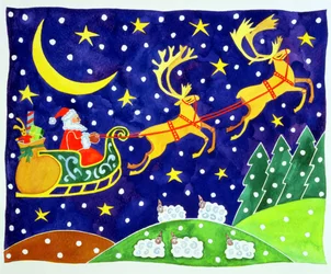 Estrelas e Queda de Neve