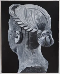 Belladonna: Nodus  Vitta, 2014 (óleo e acrílico sobre papel)