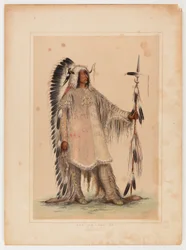 Mah-to-toh-pa, o chefe Mandan