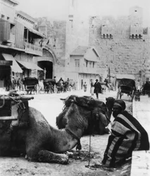 Perto do Portão de Jaffa, Jerusalém, c1927-c1931