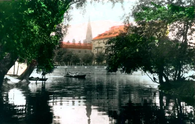 O Ouse em Bedford, 1926.