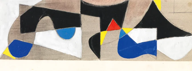 Composição, c.1950 (guache sobre papel)