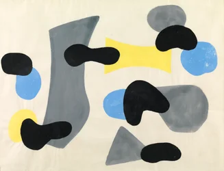 Composição, c.1952 (guache sobre papel)